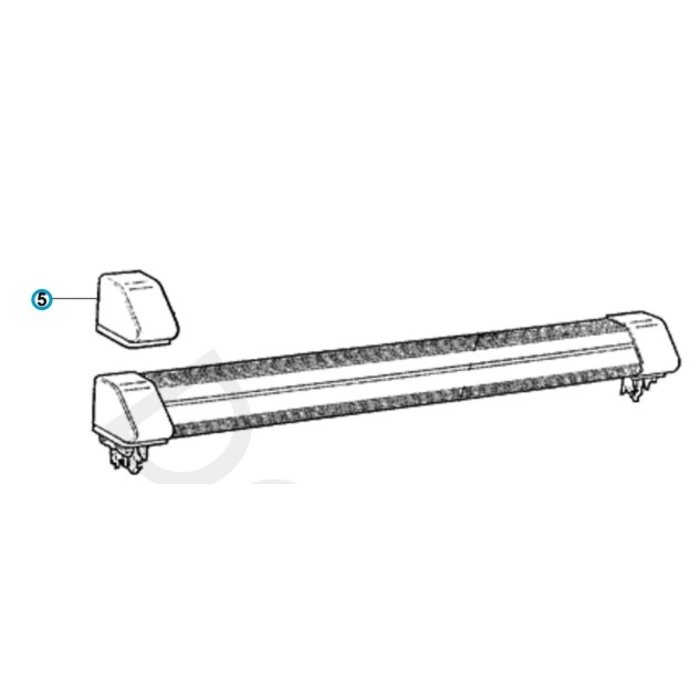 Dometic Dometic Combirollo 2000 set afdekkapjes grijs (L+R)