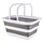 ViaMondo Mand met Hengsels Opvouwbaar Grijs/Wit 12L