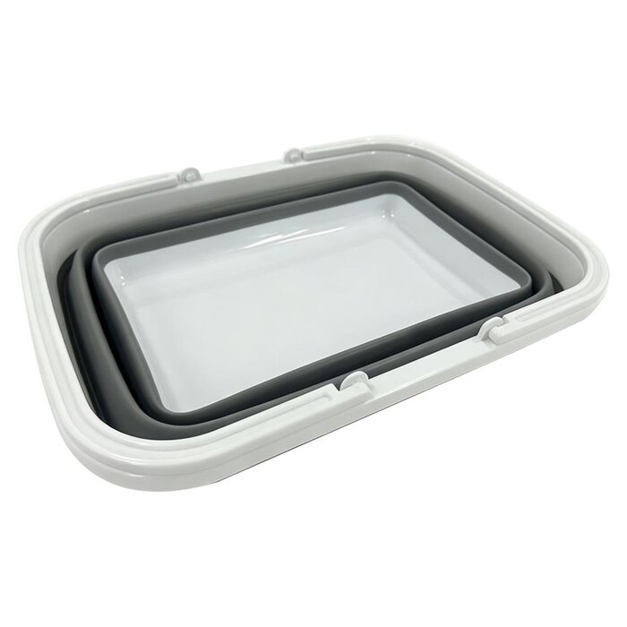 ViaMondo ViaMondo Mand met Hengsels Opvouwbaar Grijs/Wit 9.5L