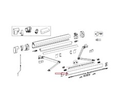 Thule Thule Lead Rail 5200 3.75 Antraciet