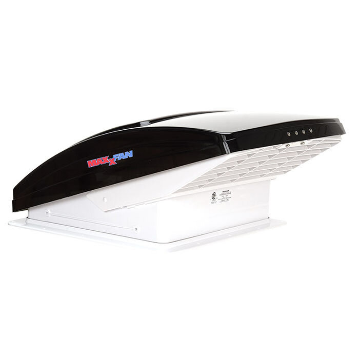 MaxxAir MaxxFan Deluxe zwart dakventilator