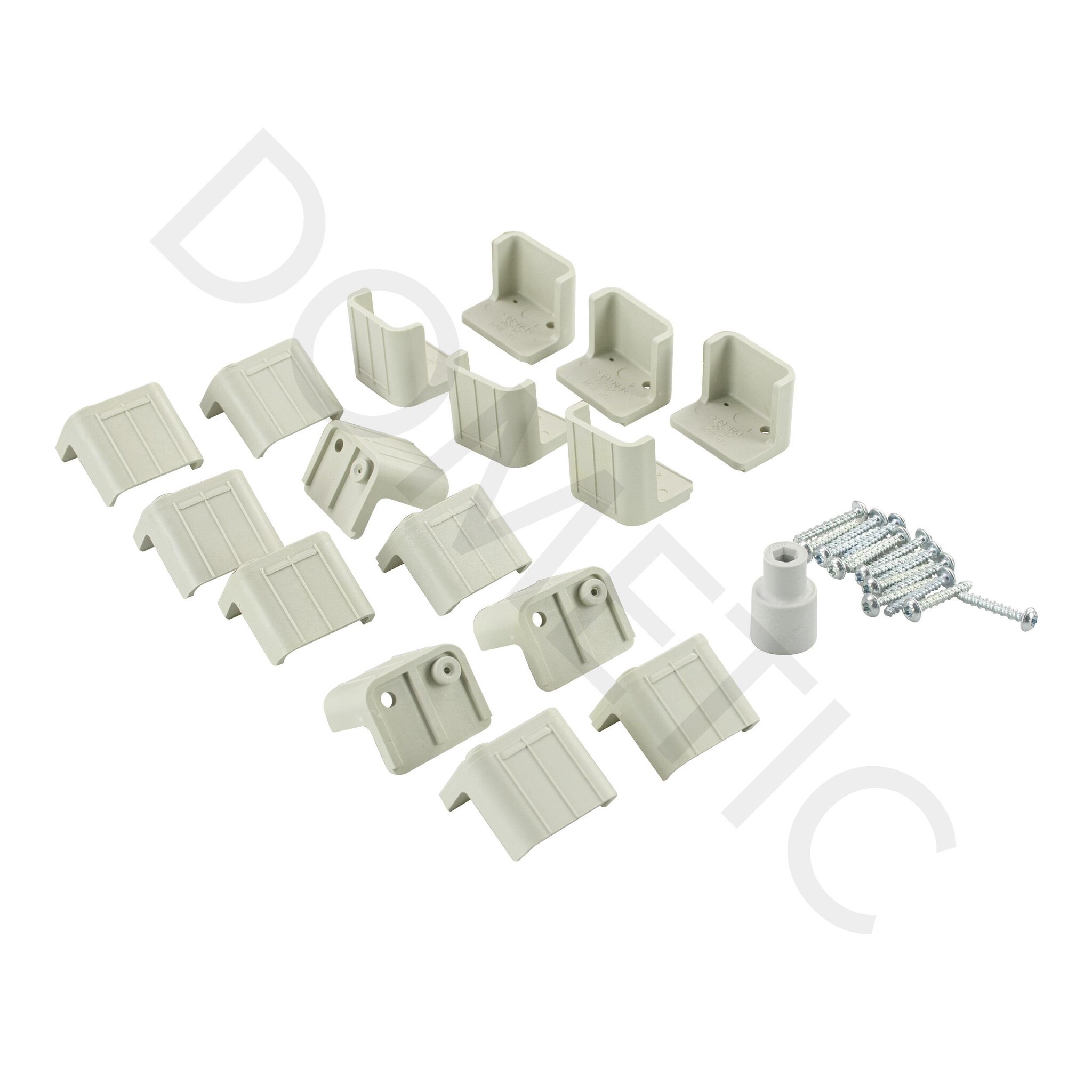 Dometic Dometic Heki 2/3/4 Montageset Grijs 25-32mm