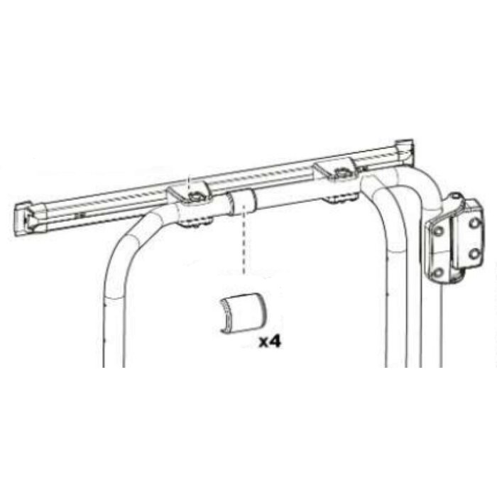 Thule Thule VeloTrack Weld Clip 4st.