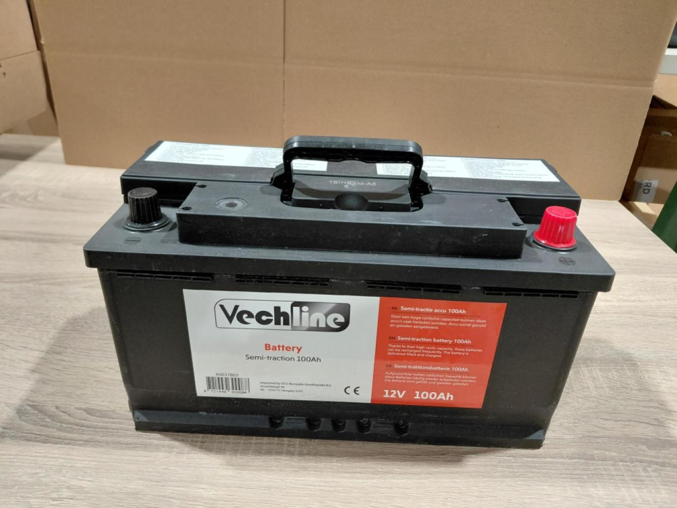Vechline Vechline Semi-Tractie Accu 12V 100Ah