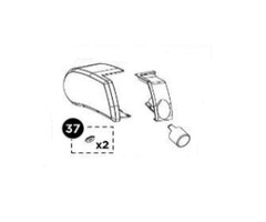 Thule Thule 9200 Endcap Main Housing 230V LH EM Wit
