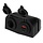 Power Line Contactdoos 12V + USB-A + USB-C Lader Opbouw Zwart