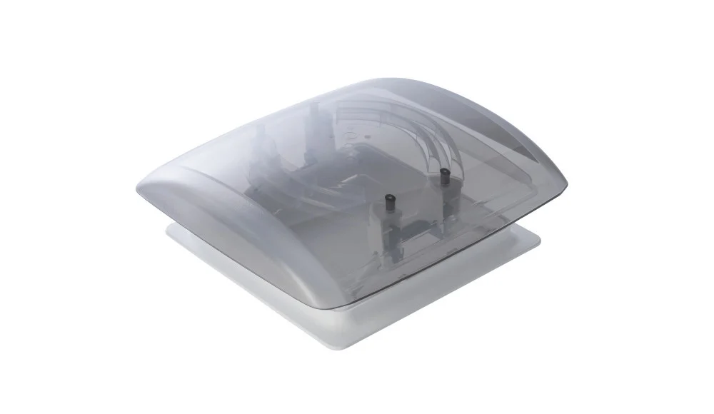 MPK MPK Dakluik VisionVent S Pro Wit 28x28cm Dubbele Plissé