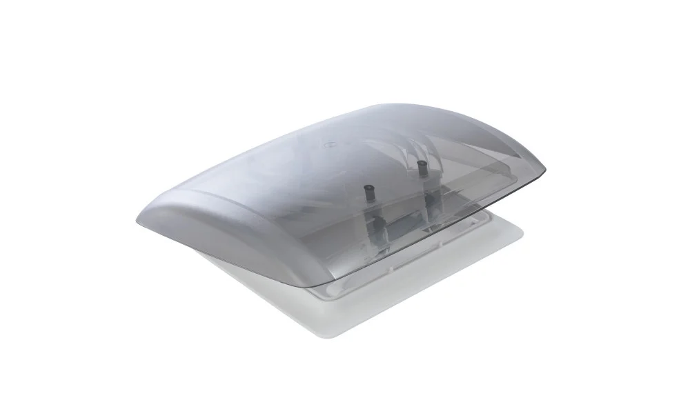 MPK MPK Dakluik VisionVent S Pro Wit 28x28cm Dubbele Plissé