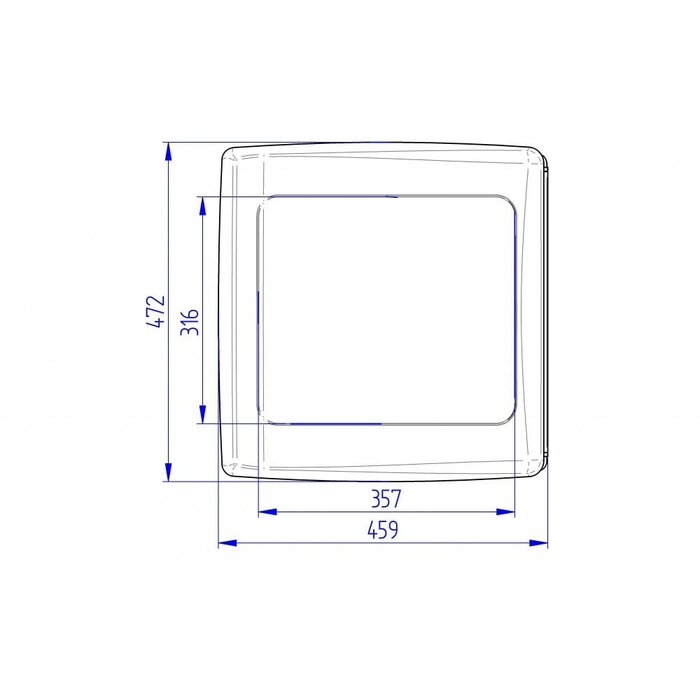 Thule Thule Vent 12V Wit (niet licht doorlatend) 40x40cm