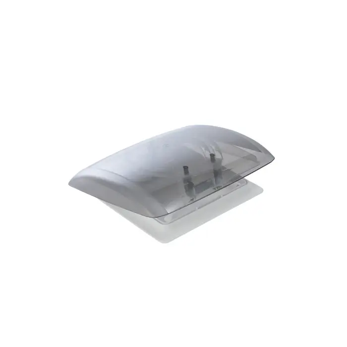MPK MPK Dakluik VisionVent S Pro Signaalwit-Smoke 28x28cm Dubbele Plissé