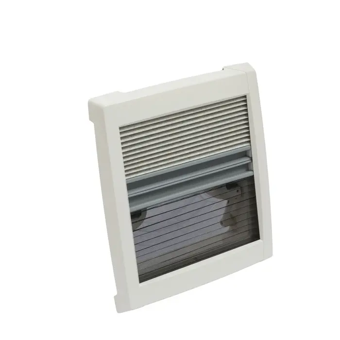 MPK MPK Dakluik VisionVent S Pro Signaalwit-Smoke 28x28cm Dubbele Plissé