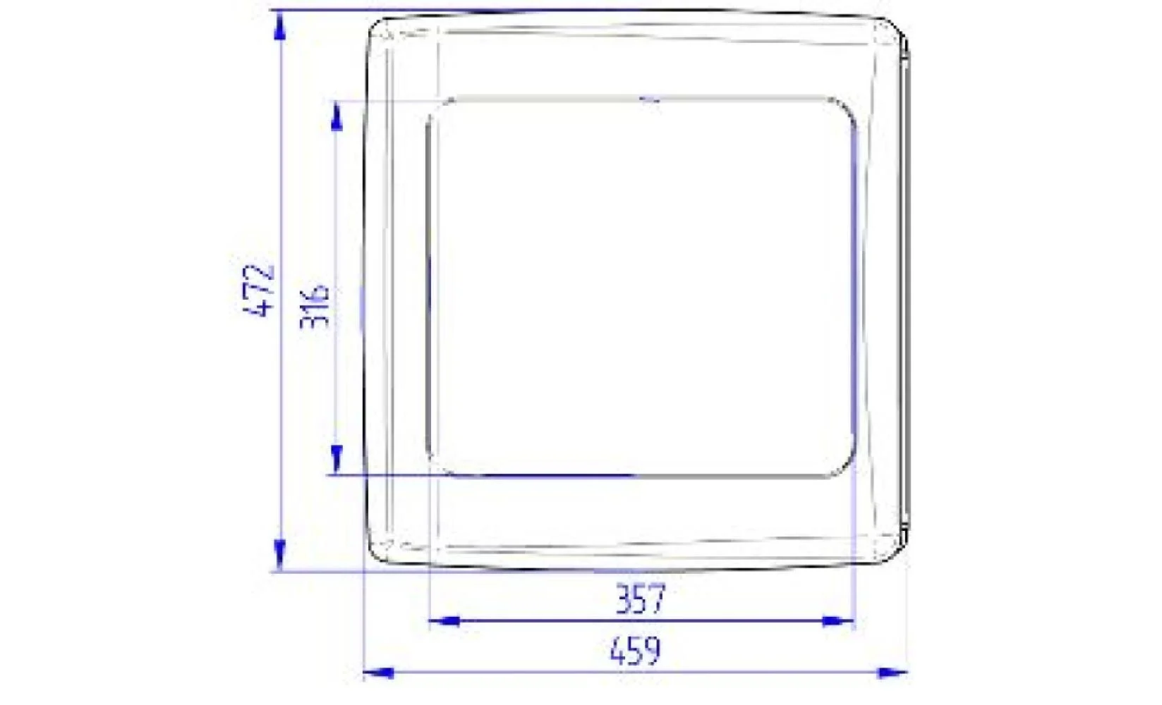 Thule Thule Vent Wit (niet licht doorlatend) 40x40cm
