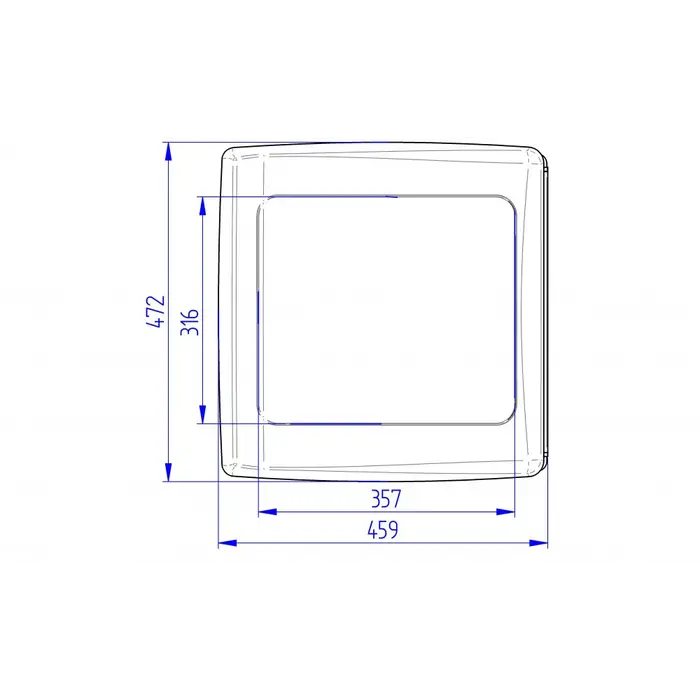 Thule Thule Vent Translucent (wit licht doorlatend) 40x40cm