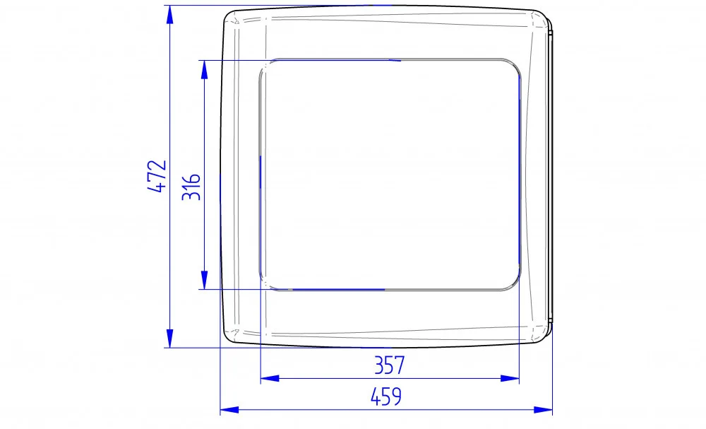 Thule Thule Vent Translucent (wit licht doorlatend) 40x40cm
