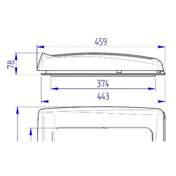 Thule Thule Vent Translucent (wit licht doorlatend) 40x40cm