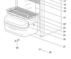 Thetford Thetford Shelf tray insert N145