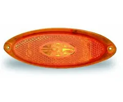 Jokon Jokon Zijmarkering LED SMLR2010 Ovaal Opbouw Oranje-Oranje Frame