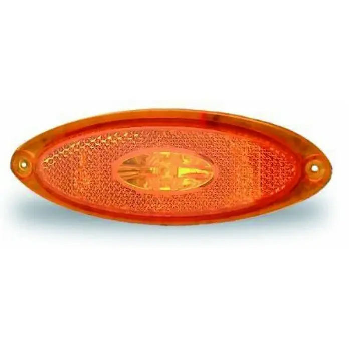Jokon Jokon Zijmarkering LED SMLR2010 Ovaal Opbouw Oranje-Oranje Frame