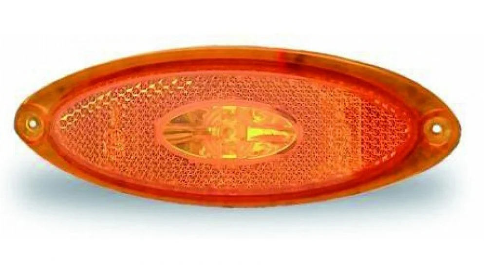 Jokon Jokon Zijmarkering LED SMLR2010 Ovaal Opbouw Oranje-Oranje Frame