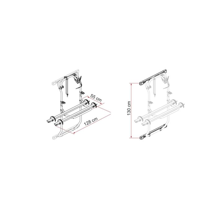 Fiamma Fiamma Kit Bars Carry-Bike DJ Ducato >2006