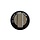 Thetford Oven knop 2-delig chroom /zwart