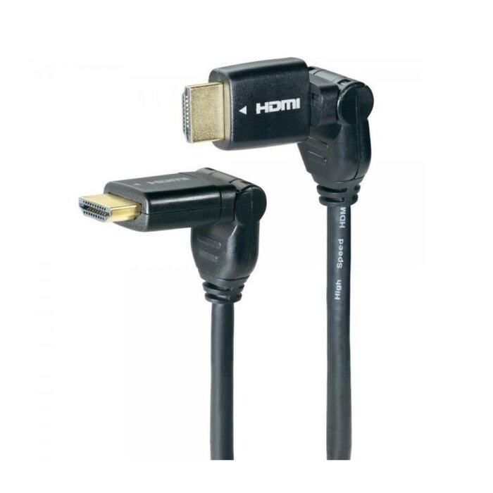 Ledino HDMI kabel haakse aansluiting 2,0 meter