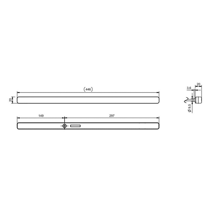 Jokon Jokon Derde Remlicht ZHBL40L LED Rood