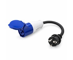 Vechline Vechline Verloopkabel CEE Contra-Duits 2,5mm²