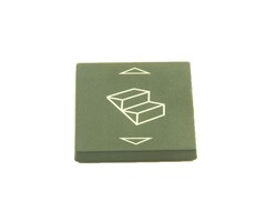 Presto 5 stuks Presto Afdekplaat Wipschakelaar Enkel Opstap Ansor Switch S-20.000 Zwart
