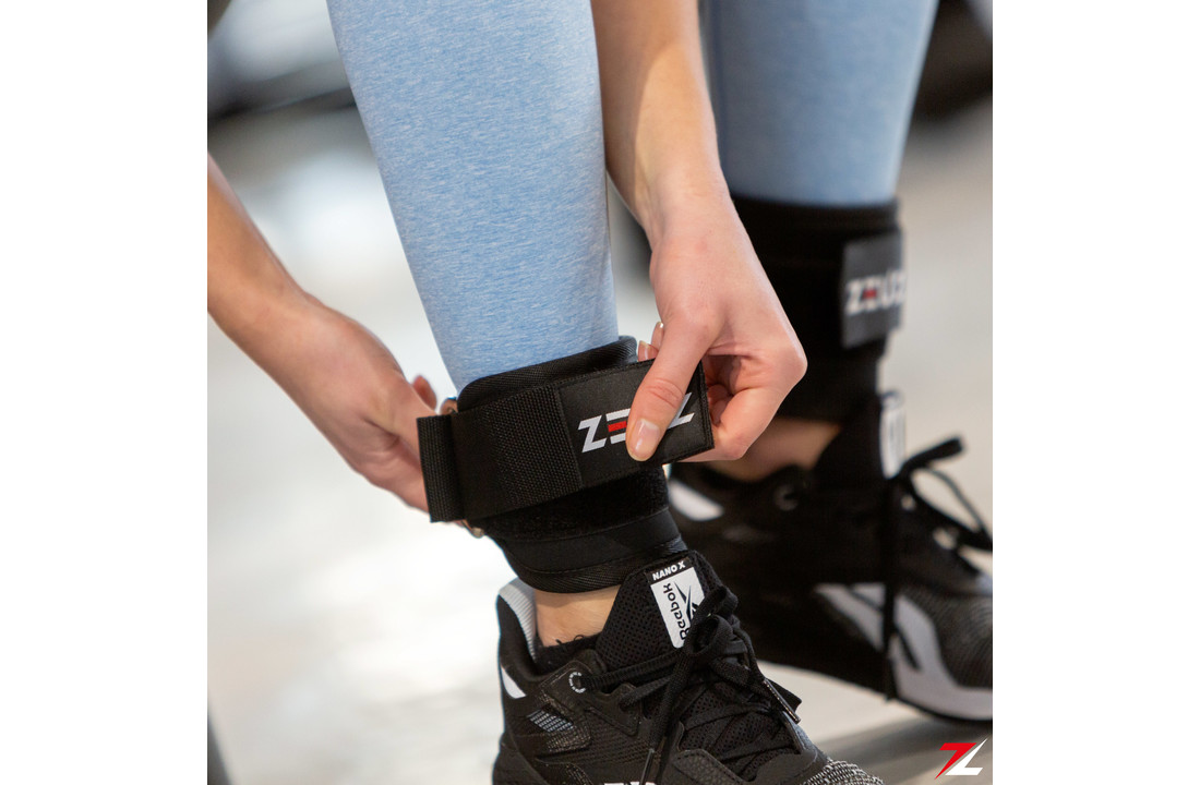 ZEUZ® 2 Stuks Enkelband Fitness - Kabelmachine - Zwart