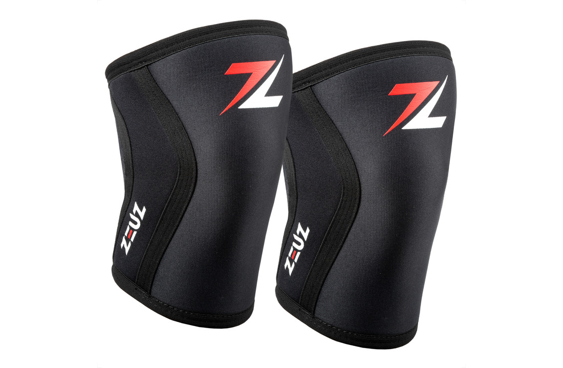 2 Stuks Premium Knie voor Fitness, Crossfit & Sporten – Knieband - Braces 7 mm - Maat M - ZEUZ