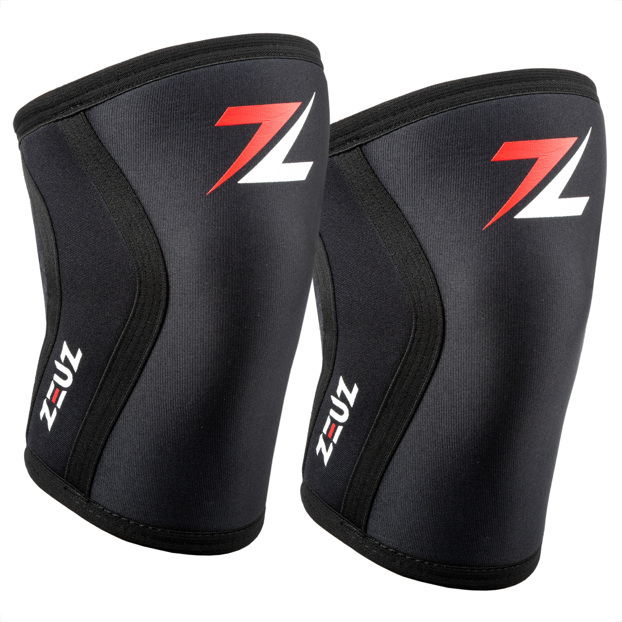 Relatief Immuniteit Echt niet ZEUZ® 2 Stuks Premium Knie Brace voor Fitness, Crossfit & Sporten –  Knieband - Braces – 7 mm - Maat M - ZEUZ