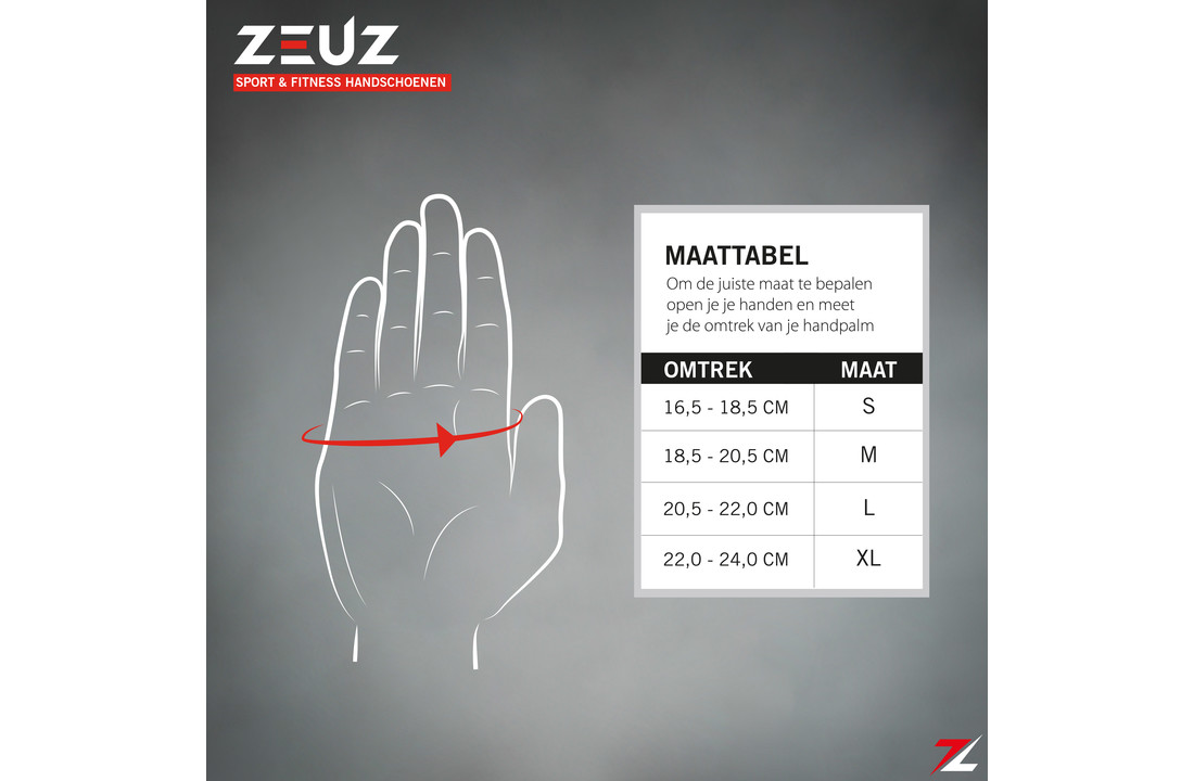 ZEUZ® Sport & Fitness Handschoenen Heren & Dames