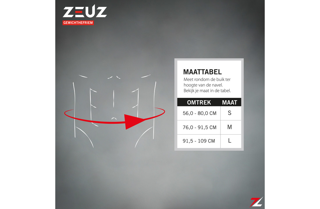 ZEUZ® Gewichthefriem voor Fitness & Crossfit – Olympic Lifting belt - Gewichtheffen - Brace