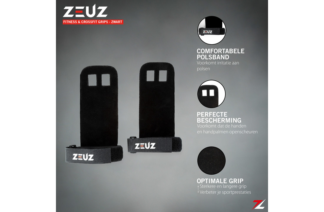 ZEUZ® RX Fitness & Crossfit Grips – Sport Handschoenen – Turnen – Gymnastics