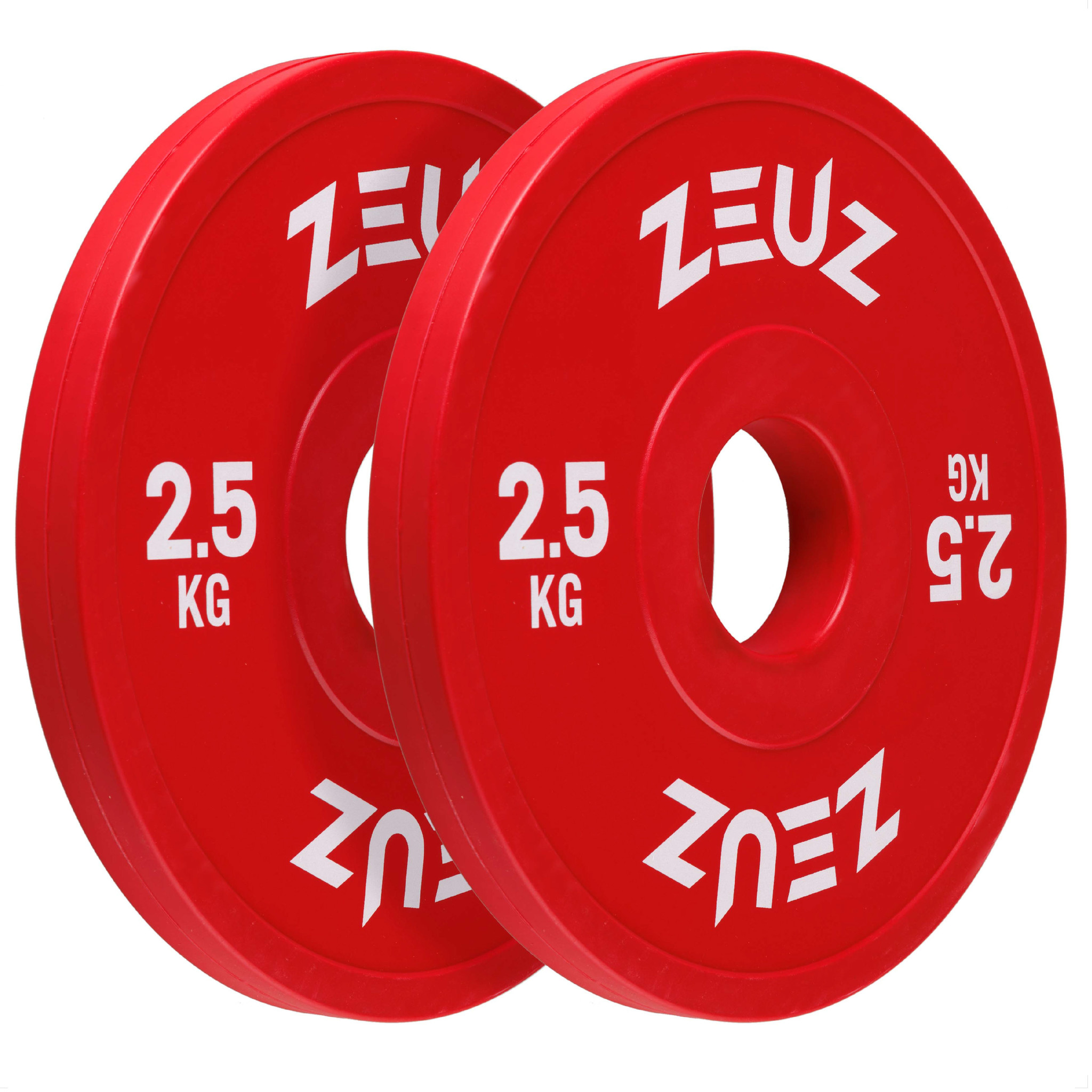 In de genade van selecteer Ciro ZEUZ® Halterschijf 2 Stuks 2,5 KG – 5 KG Gewichten Set – voor 50 mm Halter  – Crossfit & Fitness – Metaal & Rubber - ZEUZ