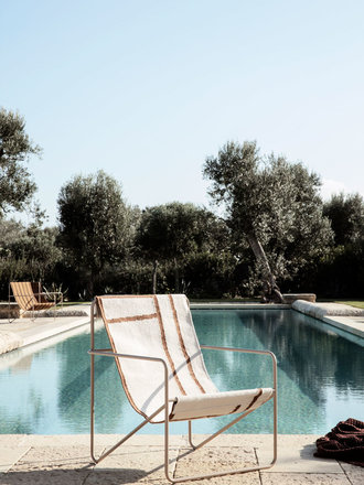 Ferm Living Desert Lounge chair - cashmere Ferm Living Desert Lounge chair - cashmere