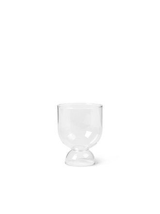 Audo Copenhagen Strandgade drinking glass, 2 pcs, 9 cm, clear