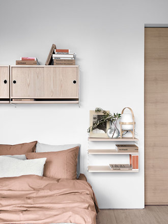String String cabinet with sliding doors - 78 x 20 cm String String cabinet with sliding doors - 78 x 20 cm