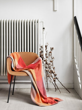 Muuto Fiber armchair upholstered - tube base