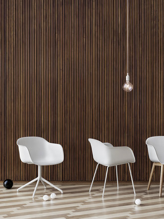 Muuto Fiber armchair - swivel base with return