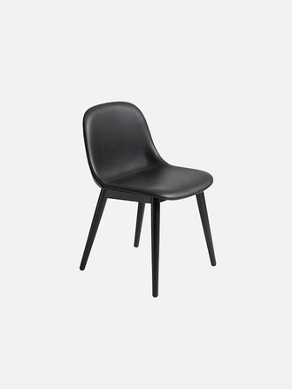 Muuto Fiber side chair upholstered - wood base Muuto Fiber side chair upholstered - wood base