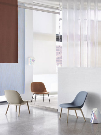 Muuto Fiber lounge chair - wood base Muuto Fiber lounge chair - wood base