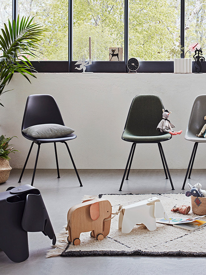 Eames Plastic side chair DSX - white base - La Fabrika