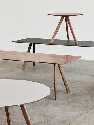Hay CPH 30 extendable table - walnut base Hay CPH 30 extendable table - walnut base