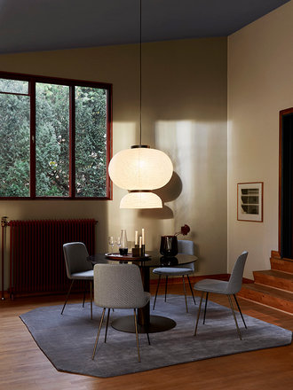 &Tradition Rely chair HW8 - bronzed base &Tradition Rely chair HW8 - bronzed base