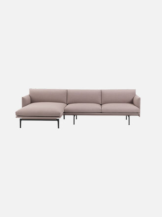 Muuto Outline chaise longue left Muuto Outline chaise longue left