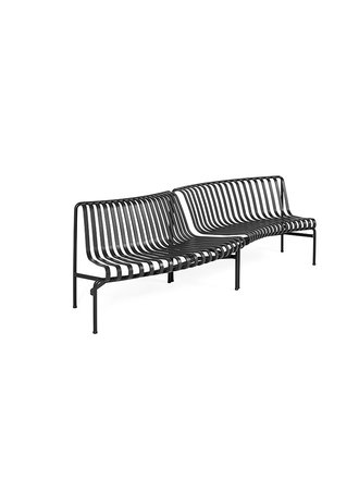 Hay Palissade park dining bench in-out starter set