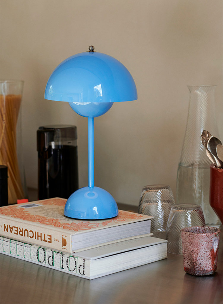 Mini Flowerpot Cordless Table Lamp - LED light Tactile Switch
