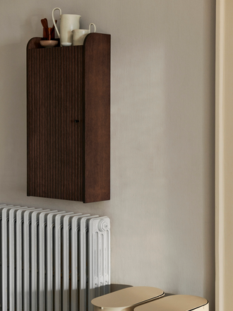 Ferm Living Sill wall cabinet - Dark stained oak
